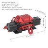 Alomejor RC Car Winch, 1:10 Scale Brushed Dual Motor Drive