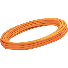 Mueller Streamline DG06050 Coated Copper Tubing, Orange, 3/8" Od x 50'