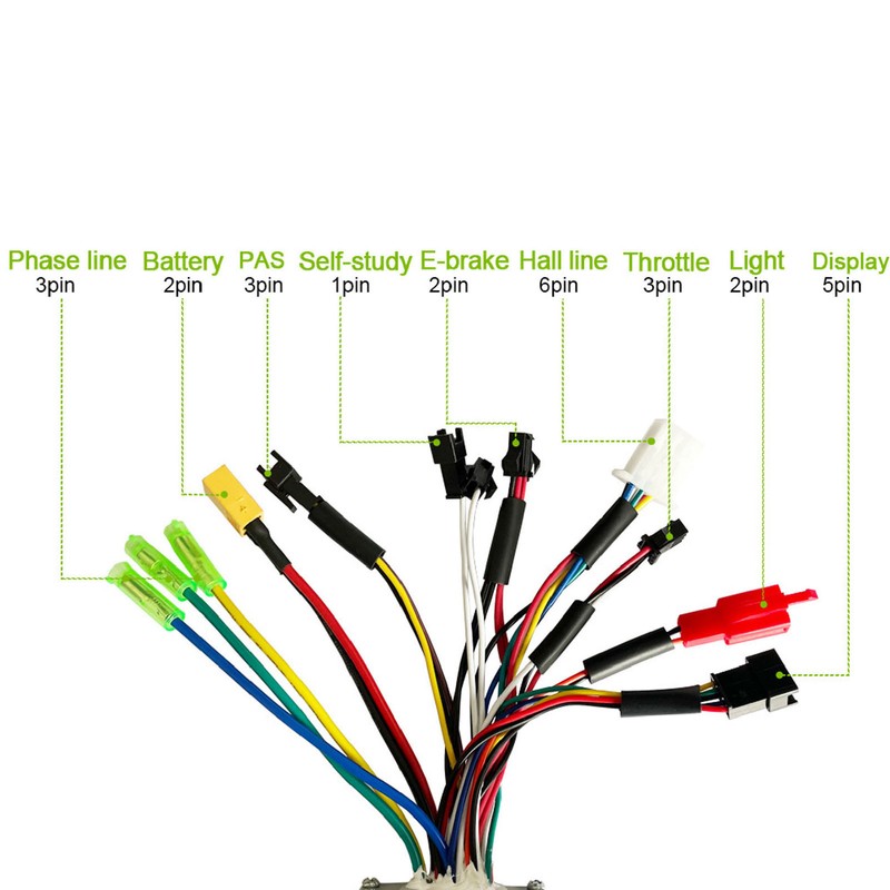 17A 350W Lithium Battery Modification Kit 3 Modes Motor Controller