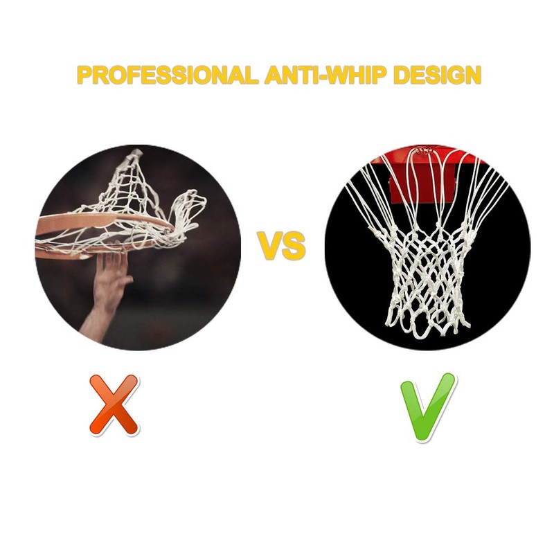Progoal Professional Heavy Duty Basketball net Replacement,Fits Standard Indoor and