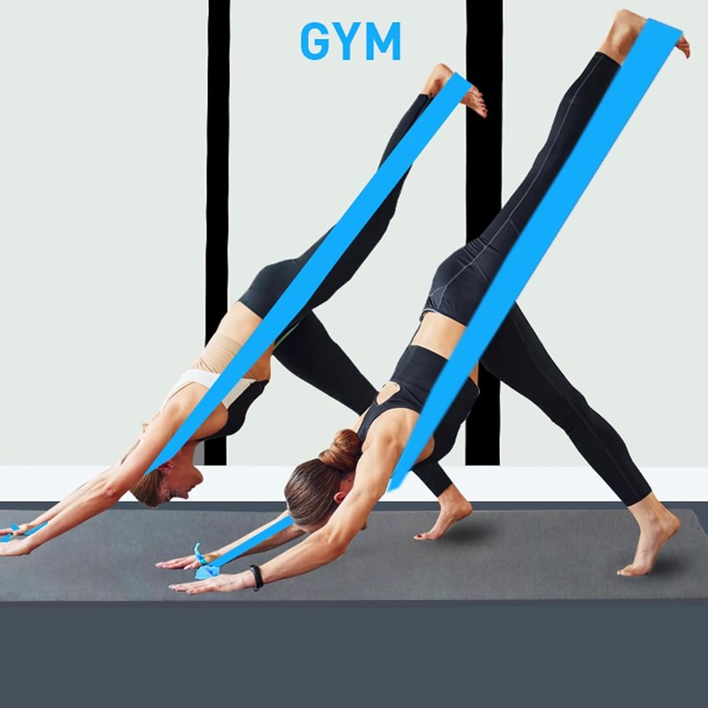 A AZURELIFE Resistance Bands,Professional Long Non-Latex Elastic Stretch Bands,Exercise Bands