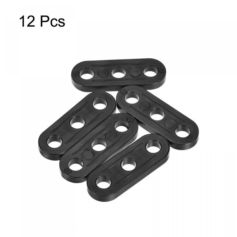 sourcing map Tent Rope Buckles, 5.4mm Plastic Guyline Adjuster Cord