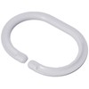 Ridder 494010-350 Shower Curtain Rings Pack of 12 White