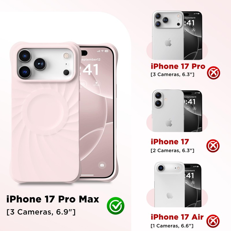 COFFKER - Funda magnética para 17 Pro Max, [cobertura de