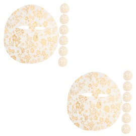 TOVINANNA 10pcs Gold Foil Freeze-dried Facial Masks Skincare Face Sheets Beauty Face Mask Pack Nourishing for Women's