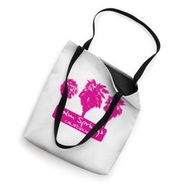 Oversized Palms Print - Creative Palm Springs, CA - Pink Tote Bag