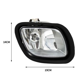LEAVAN Front Fog Light Lamp Assembly Fit for Freightliner Cascadia 2008-2016 Driving Side&Passanger Side