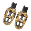 1 Pair Motorcycle Footpeg Left Right Anti Slip Universal Aluminum