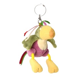 Niki Toucan Bird 2025 Keychain, Tucan, Green, 3.9 inches (10 cm), Kids, W3.1 x D2.8 x H3.9 inches (8 x 7 x 10 cm), green