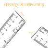 Plastic Ruler, 12 Inch Clear Plastic Ruler, Centimeter, Millimeter and