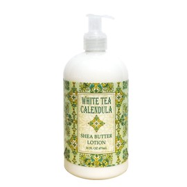 Greenwich Bay WHITE TEA CALENDULA Shea Butter Hand & Body Lotion Enriched with Cocoa Butter and White Tea Extracts 16 oz