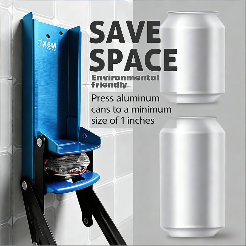 16oz 12oz metal Can Crusher Wall Mounted，Aluminum Can Crushers Heavy