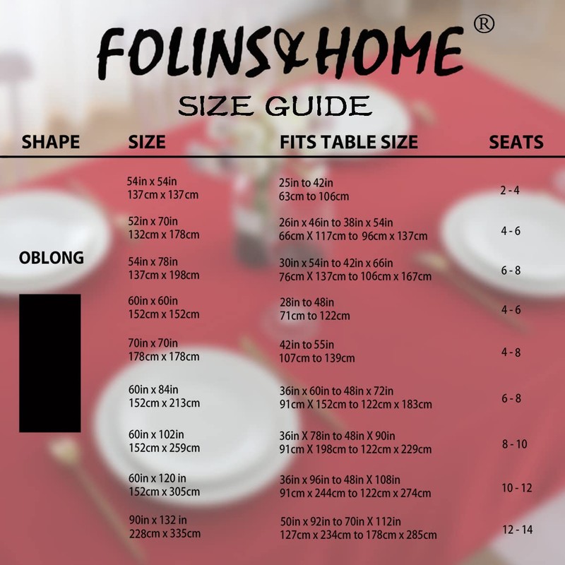 FOLINS&HOME Mantel rectangular rojo de 54 x 78 pulgadas, resistente