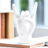 Elqater Rock Hand Gesture Statue Rock Music Art Craft Finger