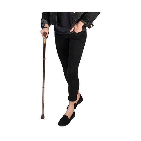 Soles Foldable Cane Walking Stick Bronze (SLS802BR)