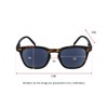 Unisex Sunglasses with Prescription - Rectangular Lenses - Sunglasses with