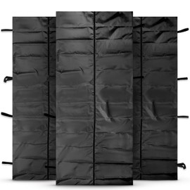 Heavy Duty Disaster Body Bag Stretcher Combo – Waterproof Vinyl Pouch with Leakproof Zipper, 8 Reinforced Handles, 3 Patient ID Tags Included – 3-Count