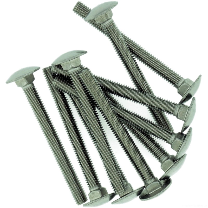 M6 (6mm x 80mm) Cup Square Carriage Bolt (Fully Threaded)