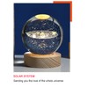 3.15" (80mm) Solar System Crystal Ball 3D Sun System Planets