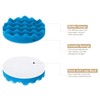 HARFINGTON Buffing Sponge Pads 5" Polishing Wheel Waffle Finishing Grip