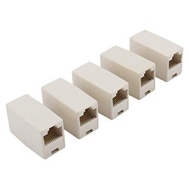 Acoplador RJ45 Hembra a Hembra, Extensor de Cable Ethernet Cat5/Cat5e, Conector de Red LAN, Adaptador de Cable RJ45, Plug and Play para Router, PC, Switch - 1 Unidad