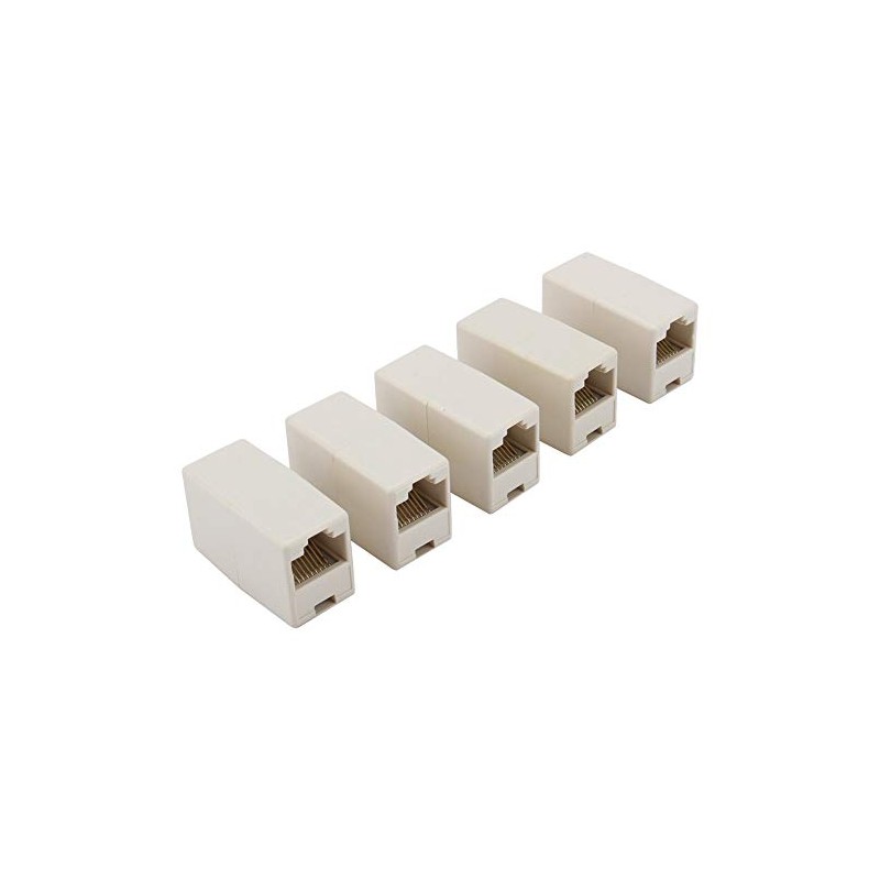 Acoplador RJ45 Hembra a Hembra, Extensor de Cable Ethernet Cat5/Cat5e,