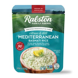 Ralston Family Farms Mediterranean Basmati Rice, 8.5 OZ, Ready in 90 Seconds, 6 Pack