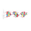 DNA Structure Model Colorful Double Spiral Assemble Model Science Educational