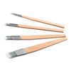 ROLLINGDOG 4PC Cutting In Brush Set Angular Fitch - For
