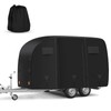 Kistrba 14-16FT Horse Trailer Cover for Most 2-Horse Trailers