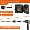 OCR 13PCS Titanium Drill Tap Set, HSS SAE & Metric