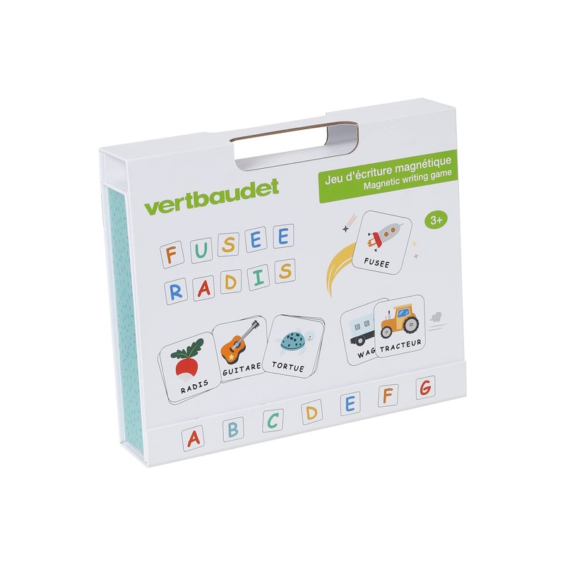 Vertbaudet Learning Box with Magnets French Beige