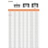 EMFA Lamellar Plugs 30 x 15 mm for Rectangular Tube