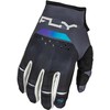 Fly Racing Kinetic Reload Men's Gloves (Charcoal/Black/Blue-Iridium, X-Small)