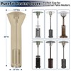 PureFit Waterproof Patio Heater Covers with Zipper, Heavy Duty Garden