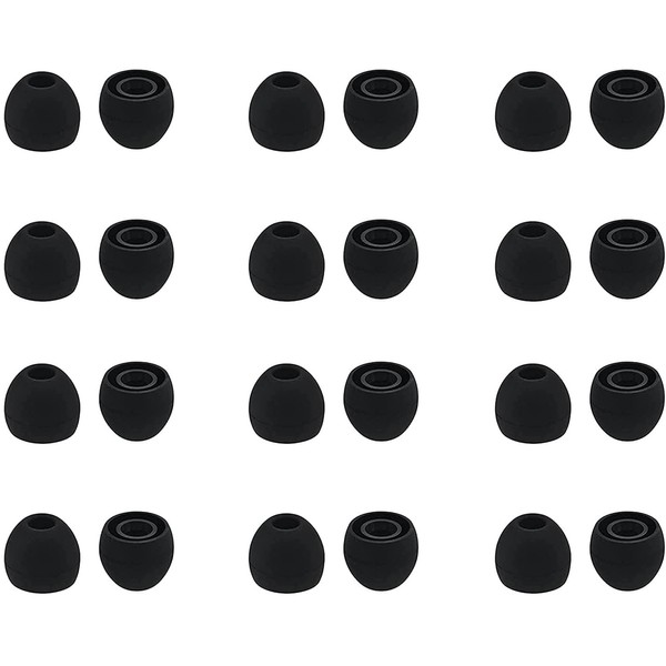 ALXCD Ear Tips for in-Ear Headphones, Small Size 12 Pairs
