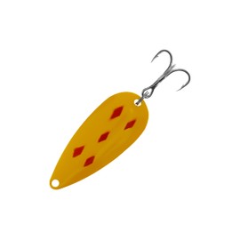 Temorah Arcadia Casting Spoons, (Yellow/5 Red Diamonds, 7/8 oz. 5PCS)