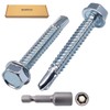 SKIR'CO (Pack of 70) DIN 7504K Galvanised Steel 6.3 x