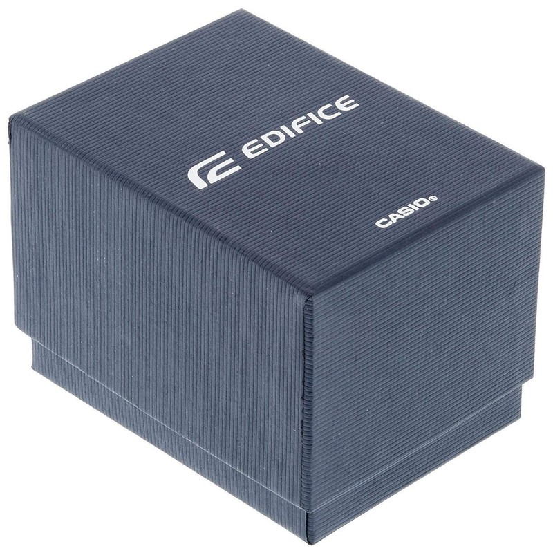 Casio Men's Chronograph Quartz Watch Edifice, silver/blue, Sports