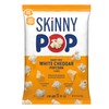 SkinnyPop Popcorn, White Cheddar, Whole Grain, Dairy-Free Snack, 4.4oz Bag