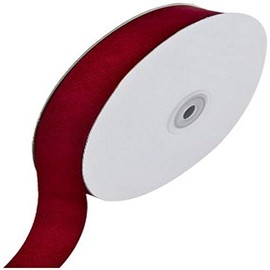 Creative Ideas 7/8-Inch Solid Grosgrain Ribbon, 50-Yard, Wine