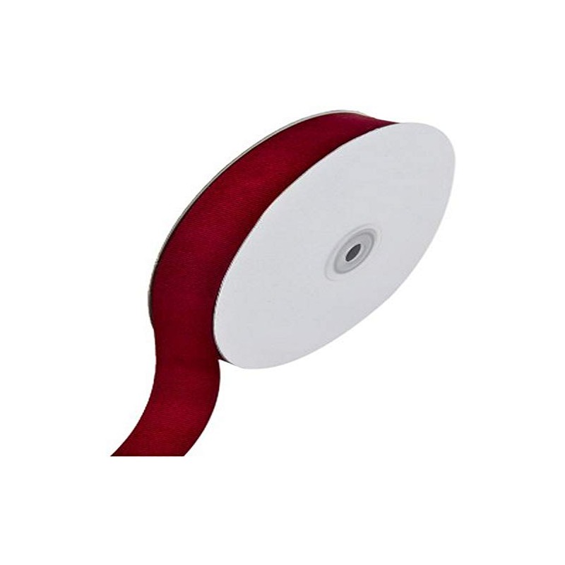 Creative Ideas 7/8-Inch Solid Grosgrain Ribbon, 50-Yard, Wine