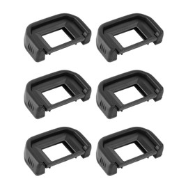 Pack of 6 Camera Lens Protector Rubber Eyepiece for Canon EF Eyecup Replacement Viewfinder Protector for EOS 300D 350D 400D 450D 500D 550D 600D 1000D 1100D 700D 100D Rebel XT XSi T2i T3 T3i T5i SL1