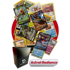Dan123yal Astral Radiance TCG Random Assortment Bundle || Guaranteed Ultra Rare + 30 Random Cards Deck Box