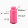 frank green Ceramic Reusable Bottle with Straw Lid, 34oz/1L Capacity