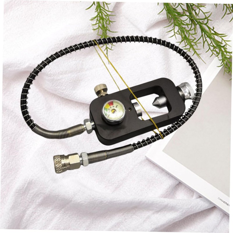 TEHAUX Oxygen Air Bottle Inflation Valve Adapter Large to Small