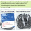 ZOMPAGO Brush Weather Stripping Door Seal -0.4 inx0.4inx33FT,Effective Weather Stripping