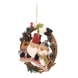 Guirnaldas Navideñas Colgante para Exteriores, Collar de Muñeca, Decoración Navideña, Adorno de Navidad, Arreglos Florales