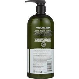 Avalon Organics Loción para manos y cuerpo, Aloe sin perfume, 32 onzas