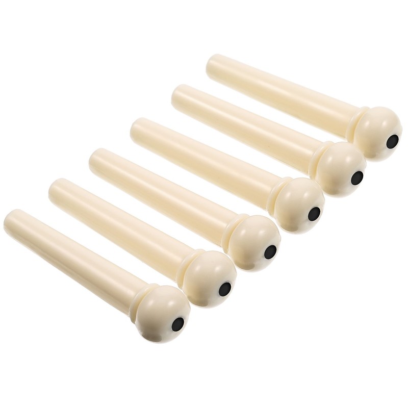 TecUnite 12 Pcs Acoustic Guitar Bridge Pins with Bridge Pin